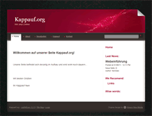 Tablet Screenshot of kappauf.org